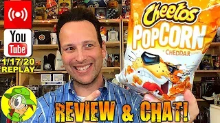 Cheetos® | Чеддер Попкорн Обзор ???????? | Livestream Replay | 1.17.20