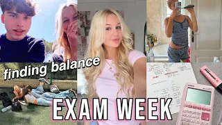 Exam week: productive School Vlog 🎧*stressige Schulwoche | MaVie Noelle