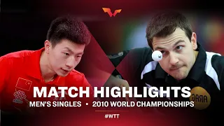 Ma Long v Timo Boll | 2010 World Championships Highlights