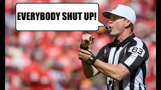 NFL Ref says: "everybody shut up" during Chiefs/Jaguars Divisional Round Game! #shorts #hotmilkmeme