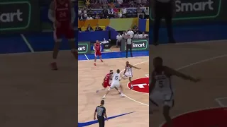 Shai Gilgeous Alexander shakes Mikal Bridges #nba #fiba #basketball