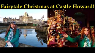Full tour of magical "Fairytale Christmas"  at Castle Howard (Brideshead Revisited & Bridgerton)