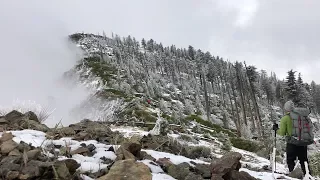 Cucamonga Peak Overnight - Snowing in May?!