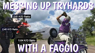 Messing up 3 Tryhards with a Faggio | GTA Online