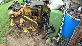 John Deere 314 frame and column repair