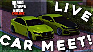 *CLEAN BUILDS ONLY* GTA 5 CAR MEET LIVE PS4/PS5! CRUISING/CUTTING UP & MORE! !discord