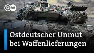 Warum sich viele Ostdeutsche mit Sanktionen und Waffenlieferungen schwer tun | DW Nachrichten