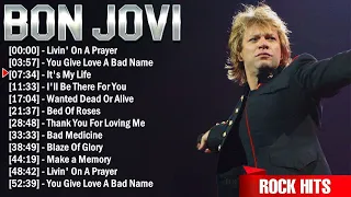 Bon Jovi Greatest Hits Collection ~ Top Hits Rock Songs Playlist Ever