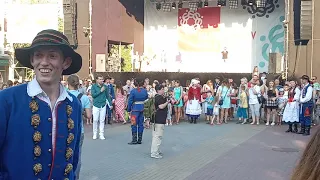 Мастер-класс Folk dance Польша, ансамбль Кракус Hlushenkov FolkFest