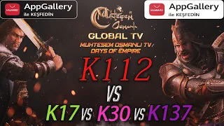 [MOGTV] K112 vs K17, K130, K137 | Muhteşem Osmanlı KVK Savaşı [ Huawei AppGallery VİP 3.0]