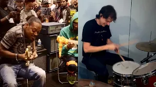 “The Chicken” Drum cover! NAMM 2016: Eric Gales & MonoNeon Live at The Dunlop Booth #drumcover