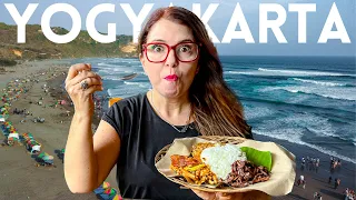 FIRST IMPRESSIONS of YOGYAKARTA during a HEAT WAVE! 🇮🇩 Indonesian Food Gudeg + Parang Tritis (JOGJA)