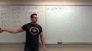 Calculus 2 Lecture 6.5:  Calculus of Inverse Trigonometric Functions