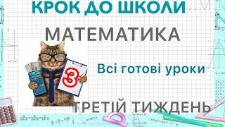 Як вчити число 3, додавання і віднімання до трьох, склад числа 3, суміжні числа, трикутник.