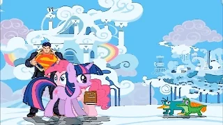 Mugen : Team Twilight Sparkle & Superman Kal-el Vs Team Pinkie Pie & Agent p Request