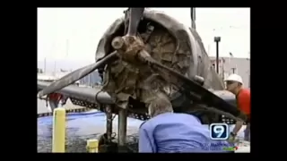 Douglas SBD Dauntless Dive Bomber Lifted from Lake Michigan