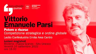 Vittorio Emanuele Parsi | Potere e risorse | Festivalfilosofia 2022