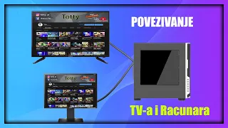 Kako povezati TV sa racunarom