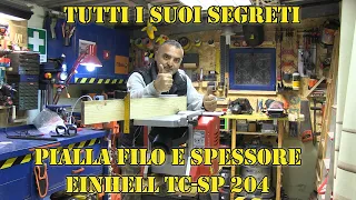 pialla a filo e spessore Einhell RECENSIONE e trucchi