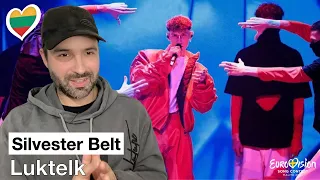 Reaction 🇱🇹: Silvester Belt - Luktelk (EUROVIZIJA.LT) Eurovision 2024 Lithuania