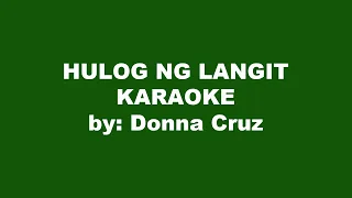 Donna Cruz Hulog Ng Langit Karaoke
