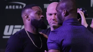 Tyron Woodley vs. Kamaru Usman Face Off | UFC 235 Press Conference