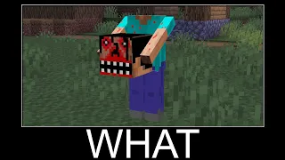 This Scary Herobrine without head in Minecraft - minecraft animations wait what meme nextbot