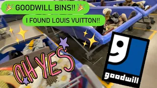 Let’s Go To Goodwill Bins! I Found Louis Vuitton! Come Thrift With Me For Resale! +++HAUL!!