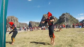 Danza Domingo Huarca Cruz presentada por jóvenes de Suykutambo XI festival eco turismo Tres Cañones.