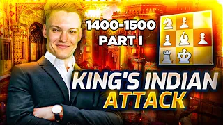 BRILLIANT move forces resignatiion | King's Indian Attack Rating Climb