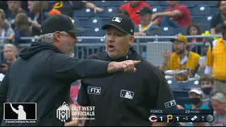 Ejection 189 - Manny Gonzalez ejects Derek Shelton after replay's base touching appeal play overturn