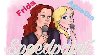 Speedpaint Of Agnetha And Frida From ABBA