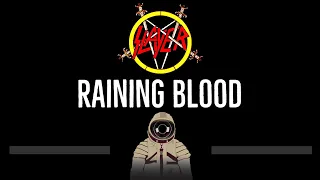 Slayer • Raining Blood (CC) 🎤 [Karaoke] [Instrumental Lyrics]