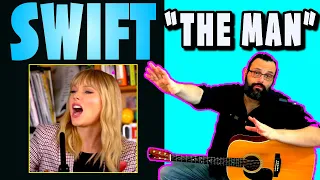 Guitarist REACTS to Taylor Swift THE MAN, Tiny Desk Concert