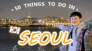 50 Things To Do in SEOUL, Korea🇰🇷