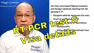 No more quarantine, RT-PCR test and Visa requirement