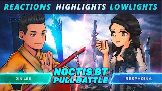 (DFFOO GL) Noctis BT Pull Battle with Jin Lee! (Reactions, Highlights, and Lowlights)