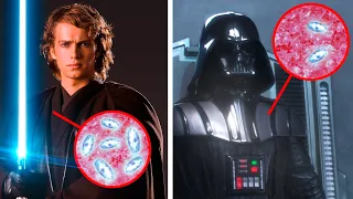 Wie viele Midi-Chlorianer hat Anakin bei seiner Umwandlung zu Darth Vader verloren?
