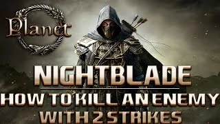 Elder Scrolls Online (ESO) - How To Kill An Enemy In 2 Strikes (Nightblade Class)