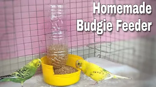 Homemade Budgie Feeder| Water bottle Bird's Feeder - DIY | How to Make | CrazyF India