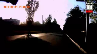 Аварийная ситуация на дороге в Керчи