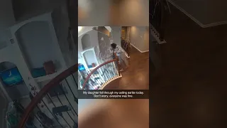 Daughter Falls Through Ceiling...