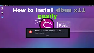 How to install dbus-x11 in Nethunter Kali Linux easily. (non-rooted device) (child process error!)