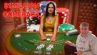 CRAZIEST BLACKJACK SESSION EVER? (HUGE COMEBACK)