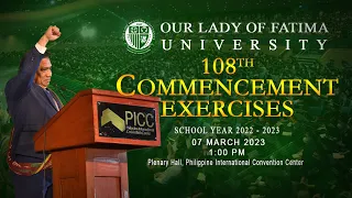 OLFU 108th Commencement Exercises   PICC March 7, 2023 PM