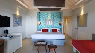 Club Med Kani Maldives, Deluxe Room - Beachfront, Terrace, Roomtour, Maldives, @AllHotelReview