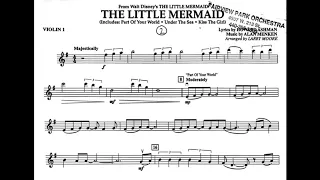 The little Mermaid Sheet Music Violin 1