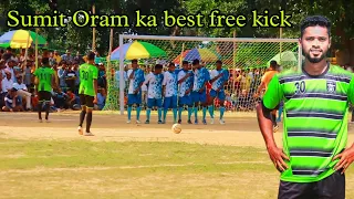 Rengali Fc Sumit Oram Best Free Kick  / Kuchinda Mantrimunda Football Tournament 2022