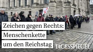 Demo gegen #Rechtsextremismus: 150.000 Menschen demonstrieren am #Bundestag in #Berlin