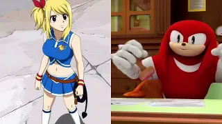 Knuckles rate lucy heartfilia dresses 👗